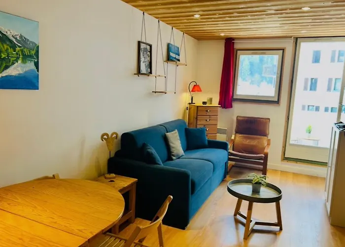 公寓 Nice Flat Aiguille Du Midi With Balcony 霞慕尼