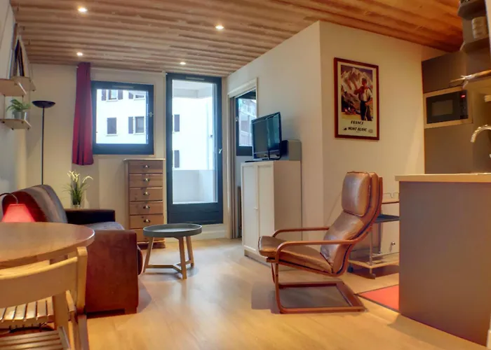 Nice Flat Aiguille Du Midi With Balcony 公寓 霞慕尼